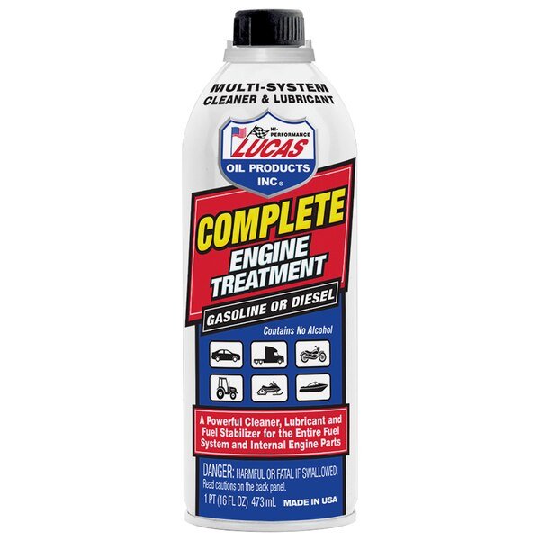 16oz. Complete Engine Treatment, Lucas Oil, Mfr#: 10016L